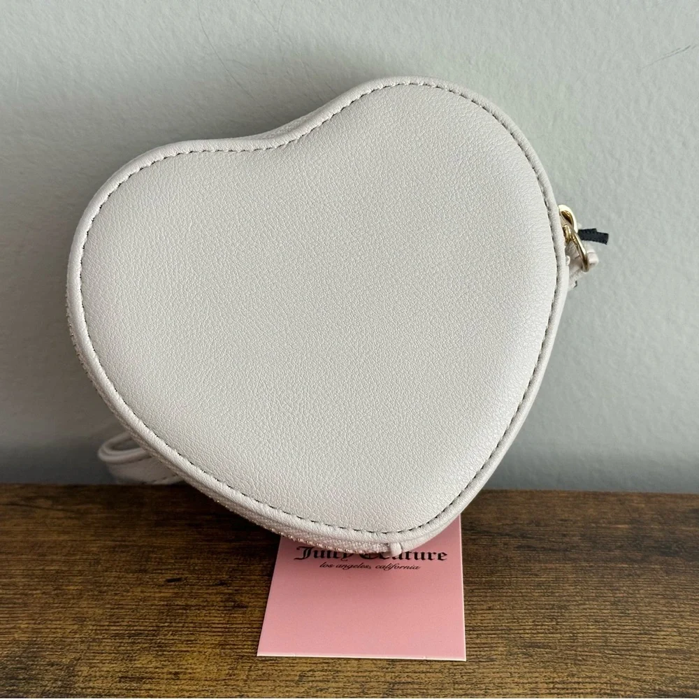 NWT Juicy Couture Kingdom Royal Wallet Heart Wristlet Liquorice Black Pouch - Picture 2 of 3